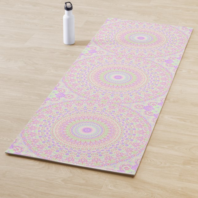 Funky Hippie Mandala  Yoga Mat (In Situ)