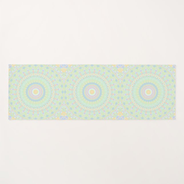 Funky Hippie Mandala  Yoga Mat (Front (Horizontal))