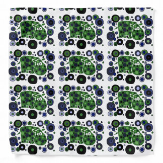 Funky Hippo Art Bandana