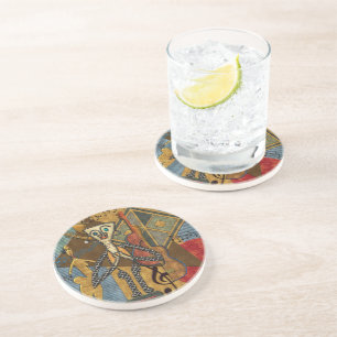 Funky Hot Jazz Sandstone Coaster