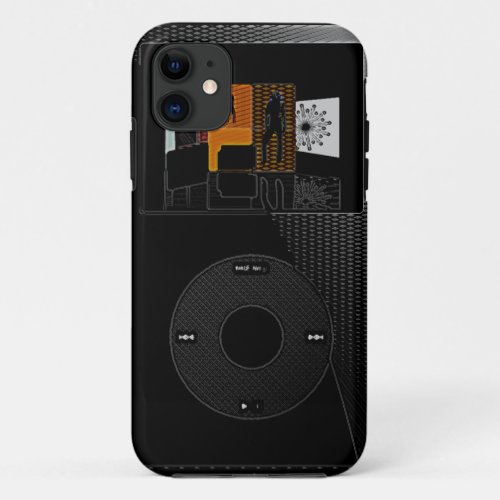 Funky iPod Art Design iPhone 11 Case