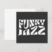 Funky Jazz Music Bold Typography (Front/Back)