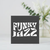 Funky Jazz Music Bold Typography (Standing Front)