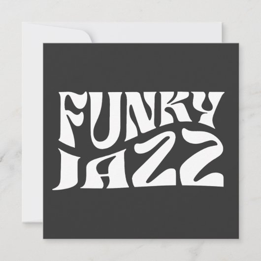 Funky Jazz Music Bold Typography (Front)
