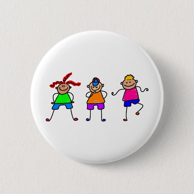 Funky Kids Button (Front)