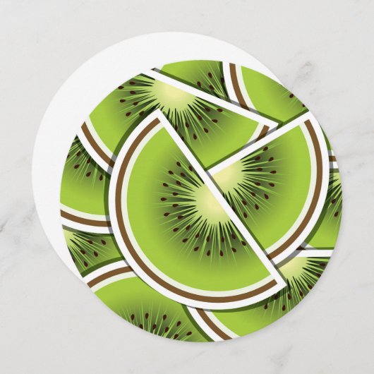 Funky kiwi fruit wedges (Front/Back)