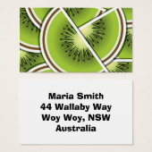 Funky kiwi fruit wedges (Front & Back)