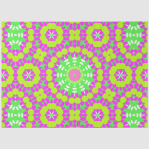 Funky Lavender, Lime Green & Yellow Decoupage Tissue Paper