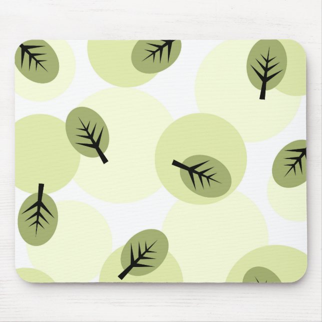 Funky leaves - Mousepad (Front)