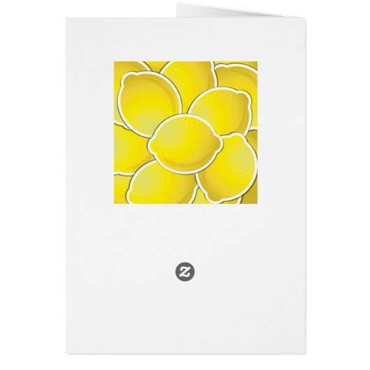 Funky lemon cards (Back)