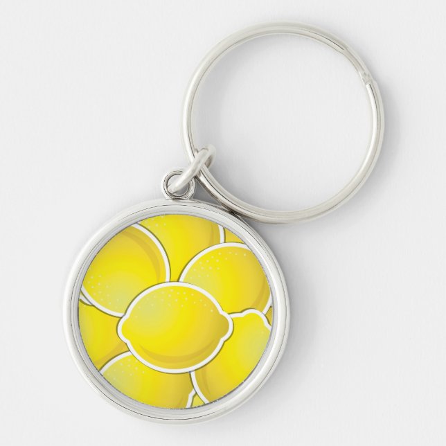 Funky lemon keychain (Front)