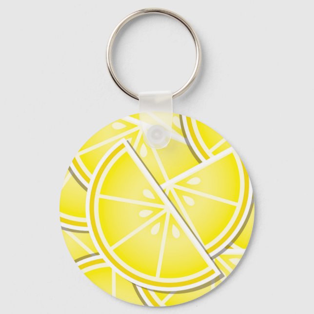 Funky lemon wedges! keychain (Front)