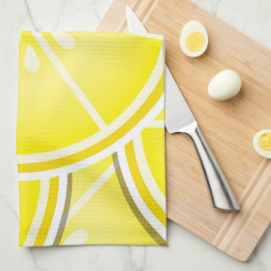 Funky lemon wedges! towel