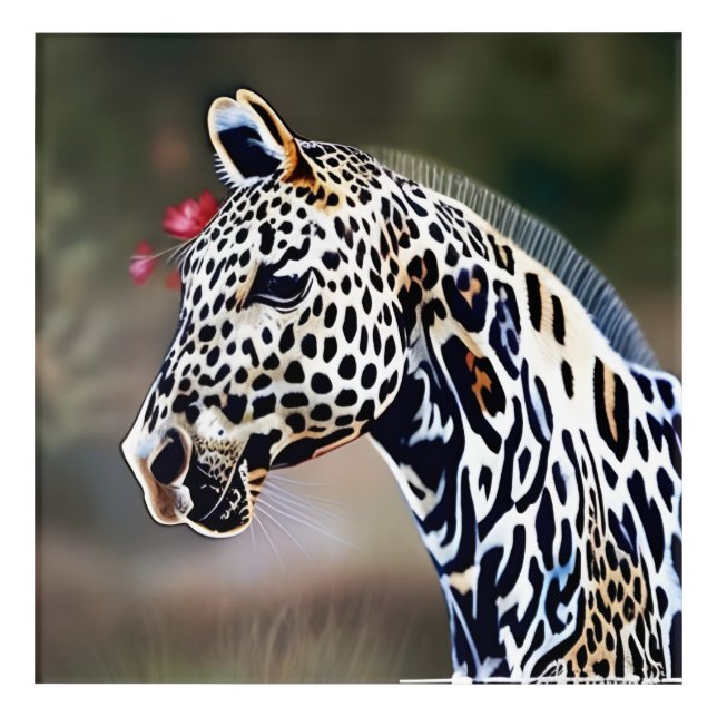 Funky Leopard Appaloosa Acrylic Print (Front)