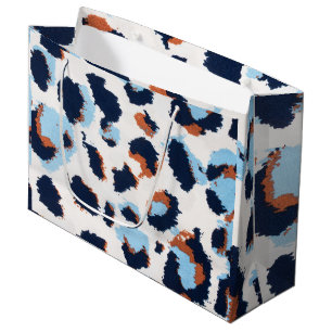 Funky Leopard Patterns Animal Zoo Art Animal Art Large Gift Bag