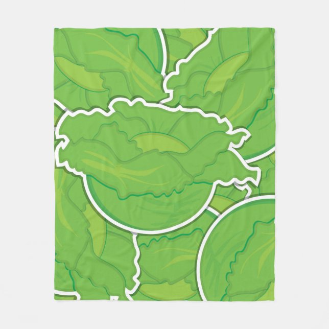 Funky lettuce fleece blanket (Front)