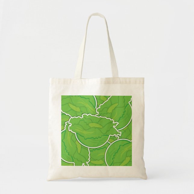 Funky lettuce tote bag (Front)
