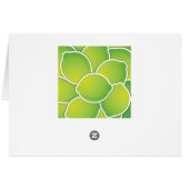 Funky lime cards (Back Horizontal)