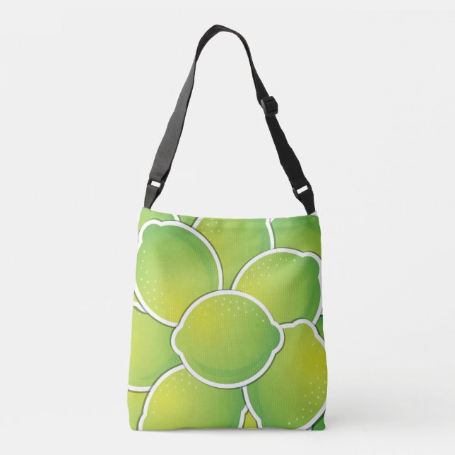 Funky lime crossbody bag (Back)