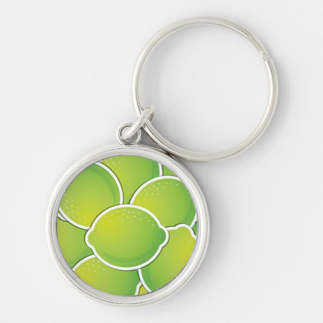Funky lime keychain (Front)