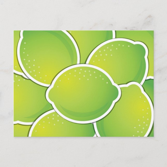 Funky lime postcard (Front)