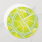 Funky lime wedges (Front/Back)