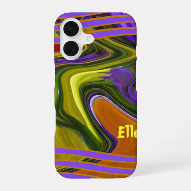 Funky Liquid Wave Iphone Case (Back)