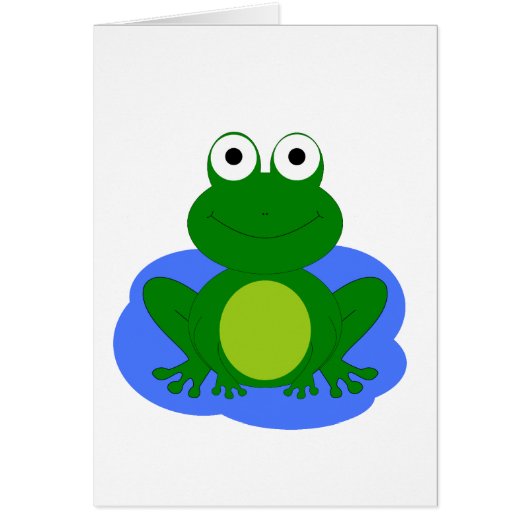 Funky little frog pond cards (Front)