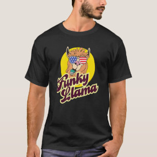 Funky Llama Alpaca Baby Outfit Llama Game T-Shirt