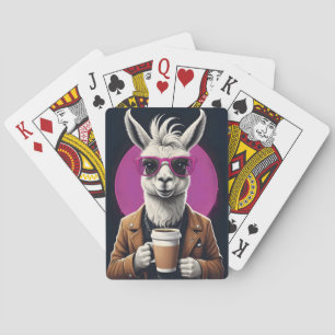 Funky Llama Playing Cards