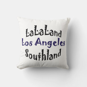Funky Los Angeles Pillow! Throw Pillow