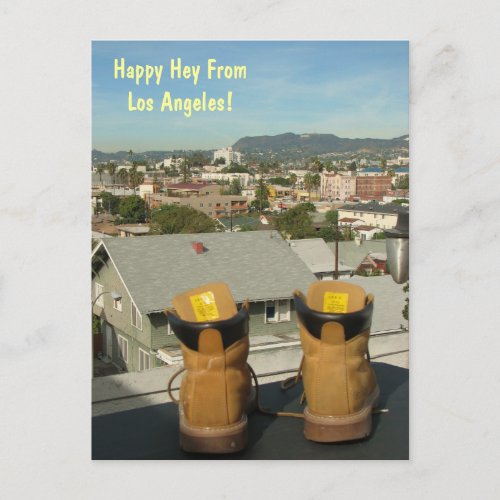 Funky Los Angeles Postcard Postcard
