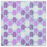 Funky Love Typography Purple Fabric