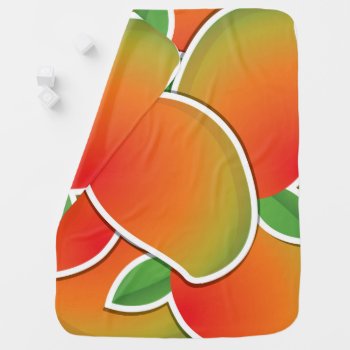 Funky Mango Baby Blanket by LifeOfRileyDesign at Zazzle
