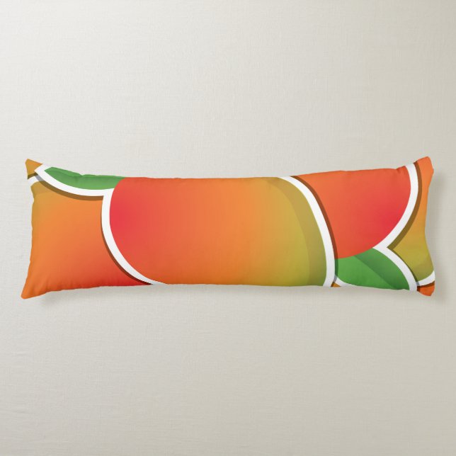 Funky mango body pillow (Front)