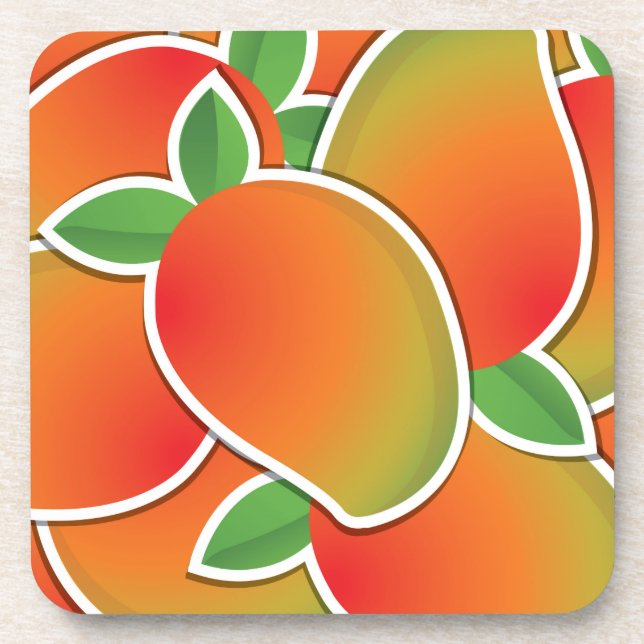 Funky mango coaster (Front)