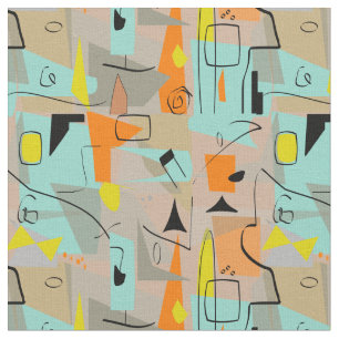 Funky Mid-century Fabric
