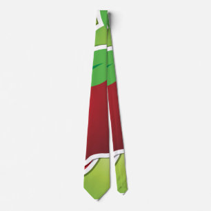 Funky mixed apples neck tie