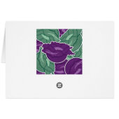 Funky mixed cabbage cards (Back Horizontal)