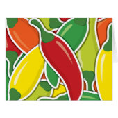 Funky mixed chilli peppers (Front Horizontal)