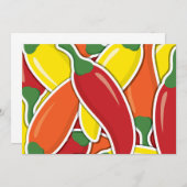 Funky mixed chilli peppers (Front/Back)