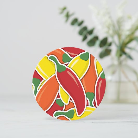 Funky mixed chilli peppers (Standing Front)