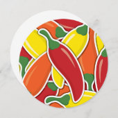 Funky mixed chilli peppers (Front/Back)