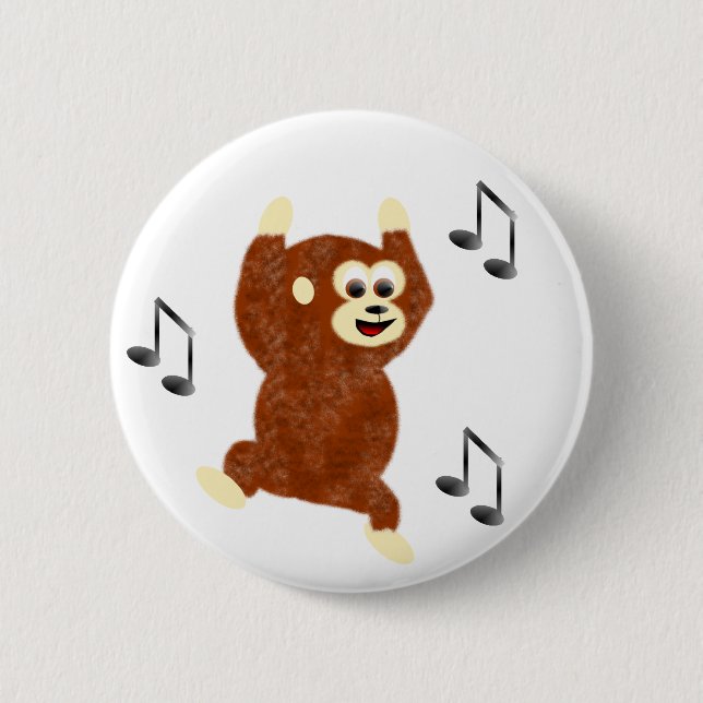 Funky Monkey Button (Front)