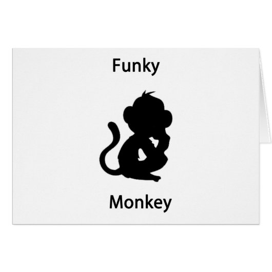 Funky monkey cards (Front Horizontal)