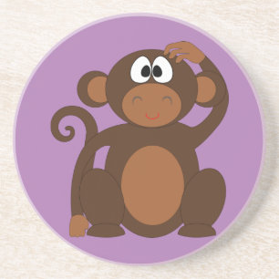 Funky Monkey Drink Coaster
