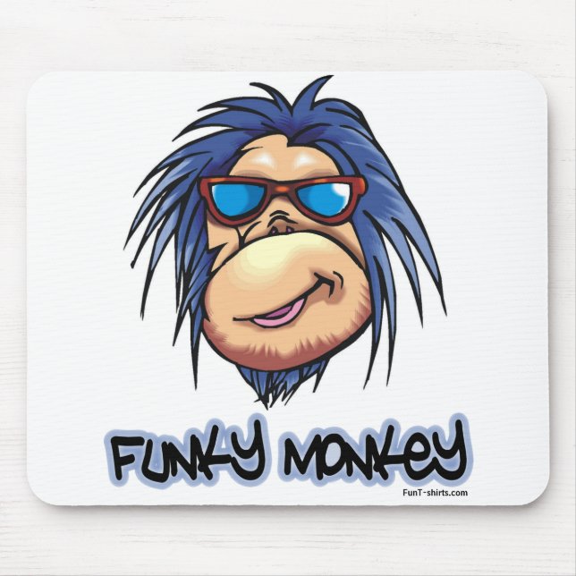 Funky Monkey mousepad (Front)