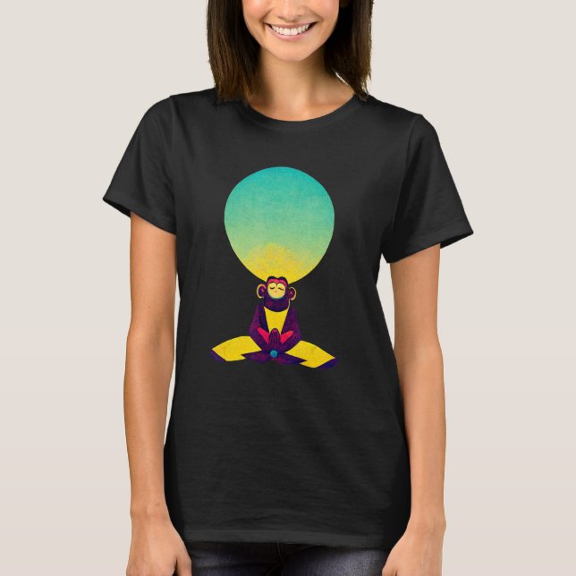 Funky Munky Dzogchen Clear Light Monkey T-Shirt (Front)
