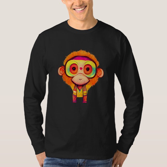 Funky Munky Space Cadet Monkey Premium T-Shirt (Front)