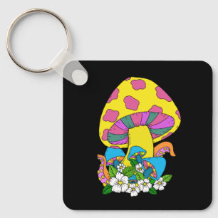 Funky Mushroom Keychain